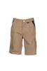 Planam Shorts Canvas 320 khaki/schwarz Gr. S