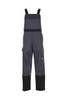 Planam Latzhose Weld Shield grau/schwarz Gr. 94
