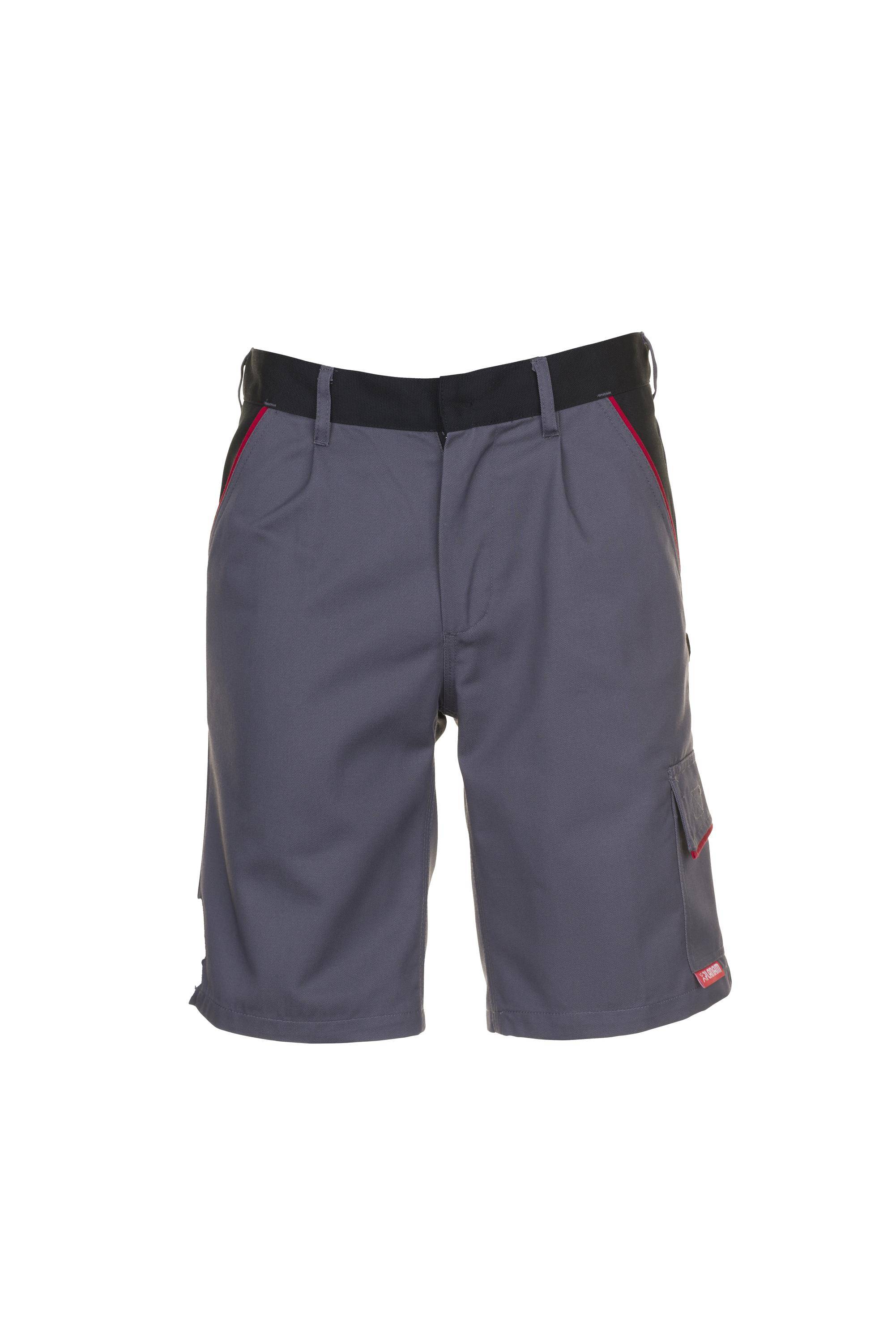 Planam Shorts Highline schiefer/schwarz/rot Gr. XL
