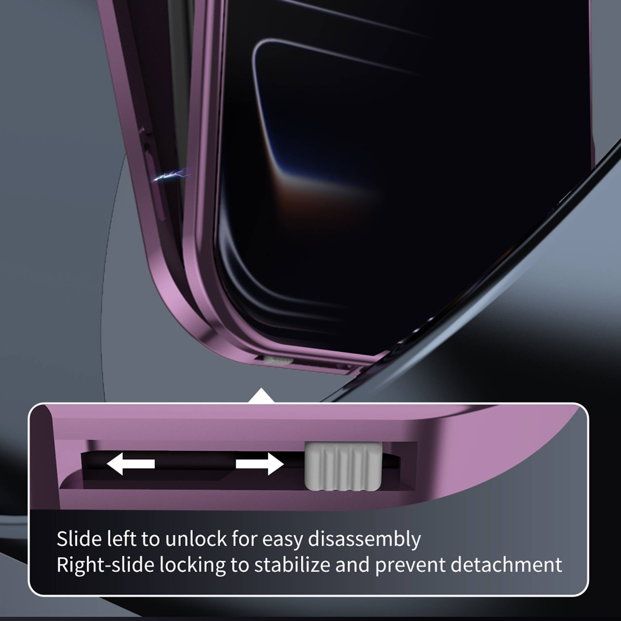 Magsafe Handyhülle + Privacy Hart Schutz Glas für Apple iPhone 18 Pro Max Metall-2