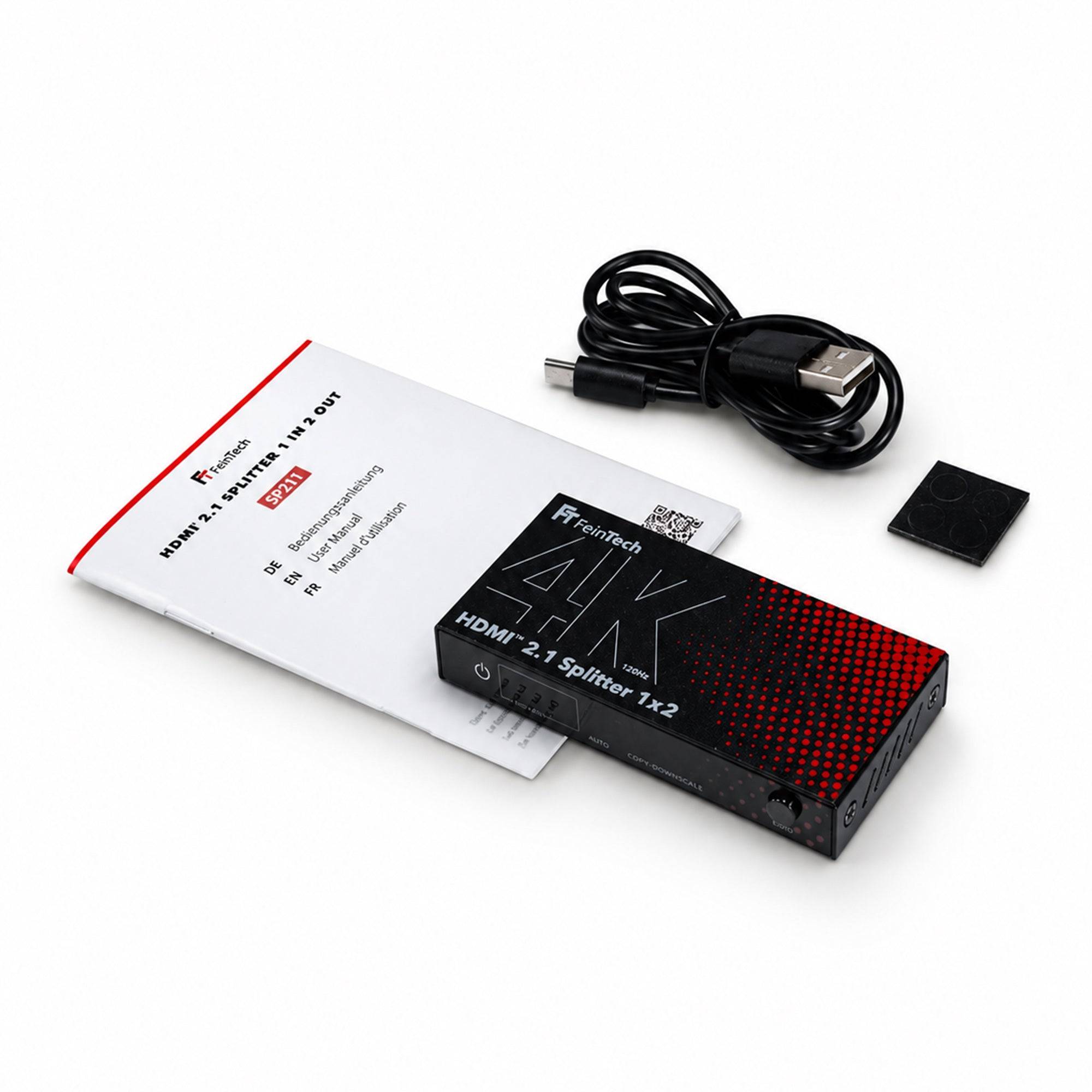 SP211 HDMI 2.1 Splitter 1 In 2 Out-4
