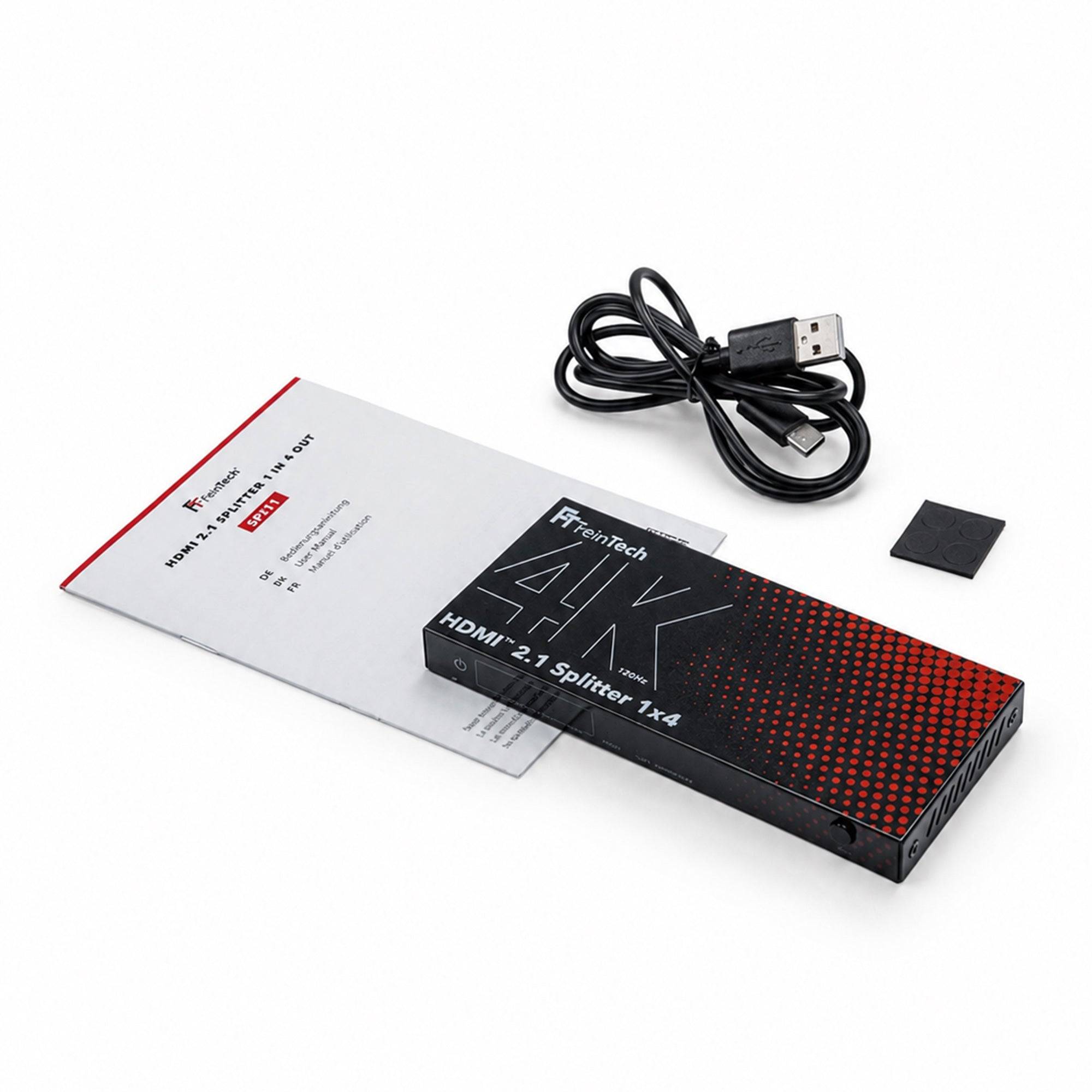 SP411 HDMI 2.1 Splitter 1 In 4 Out-4