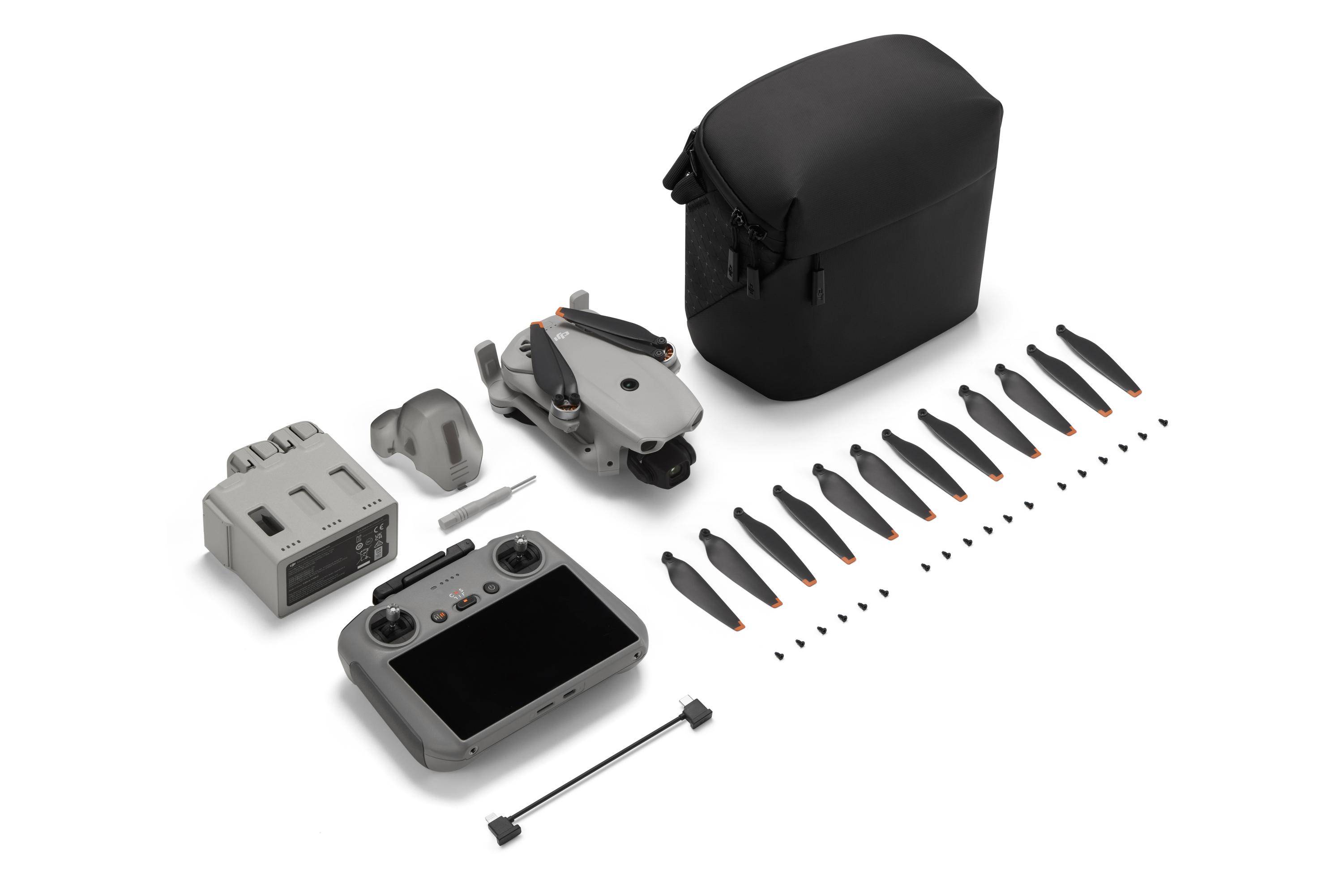 DJI Lito X1 Fly More Combo Plus, 4 Rotoren, 48 MP, 32000 m, MicroSDXC, 4680 mAh, Grau-1
