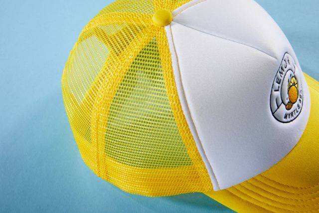 5 Panel Polyester Mesh Cap Trendiges 5 Panel Mesh Cap in zahlreichen Farbvarianten weiß/blau, Gr. one size-2
