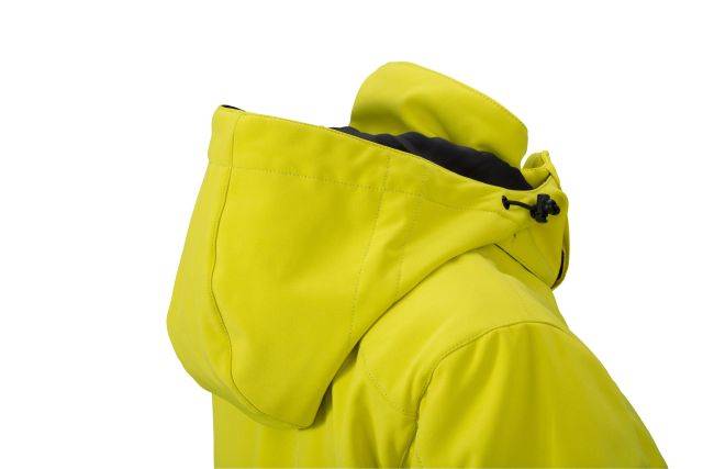Men's Wintersport Jacket Elastische, gefütterte Softshelljacke grün, Gr. S-1
