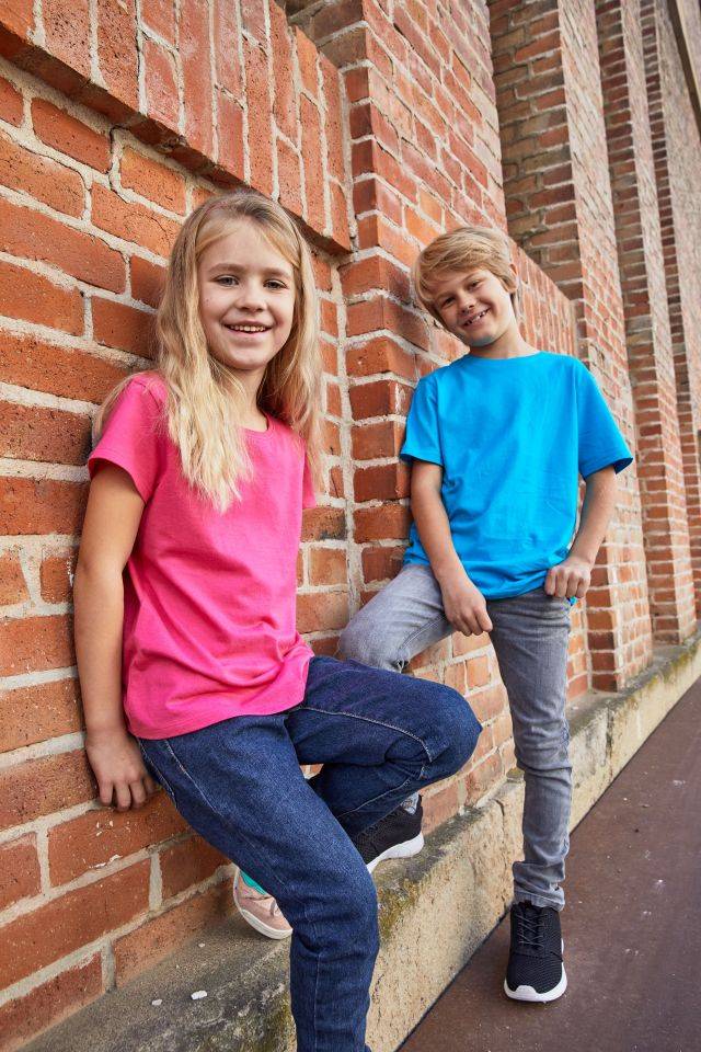 Promo-T Boy 150 Klassisches T-Shirt für Kinder blau, Gr. XXL-1