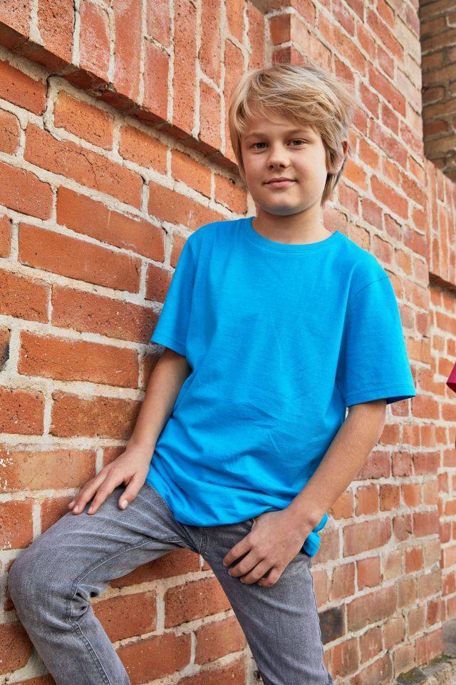 Promo-T Boy 150 Klassisches T-Shirt für Kinder blau, Gr. XXL-2