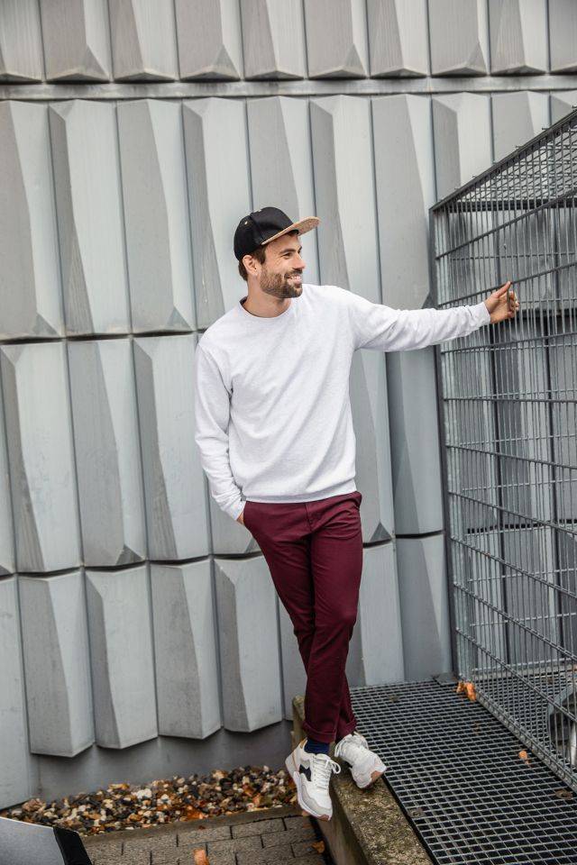 Men's Promo Sweat Rundhals-Sweatshirt grün, Gr. L-2