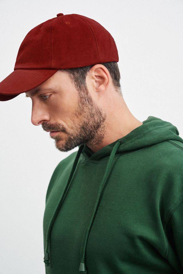 6 Panel Raver Cap Klassisches Allround-Cap in zahlreichen Farbvarianten blau/braun, Gr. one size-1