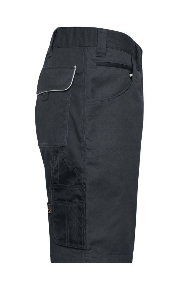 Workwear Bermudas - SOLID - Funktionelle Arbeitsshorts im cleanen Look mit hochwertigen Details grau, Gr. 56-4
