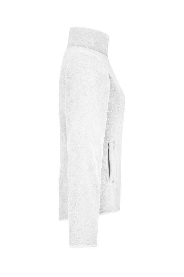 Girly Microfleece Jacket Leichte Jacke aus Microfleece weiß, Gr. XXL-3