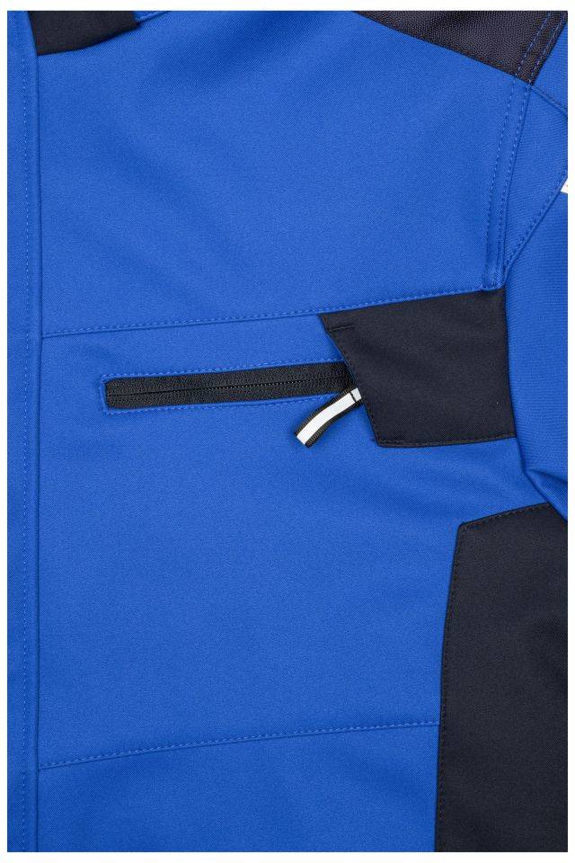 Craftsmen Softshell Jacket - STRONG - Professionelle Softshelljacke mit warmem Innenfutter schwarz/grün, Gr. XXL-1