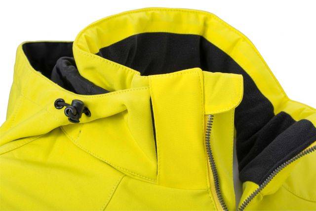 Men's Wintersport Jacket Elastische, gefütterte Softshelljacke grün, Gr. S-3