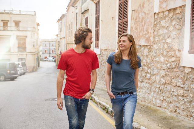 Men's Basic-T Herren T-Shirt in klassischer Form grün, Gr. L-1