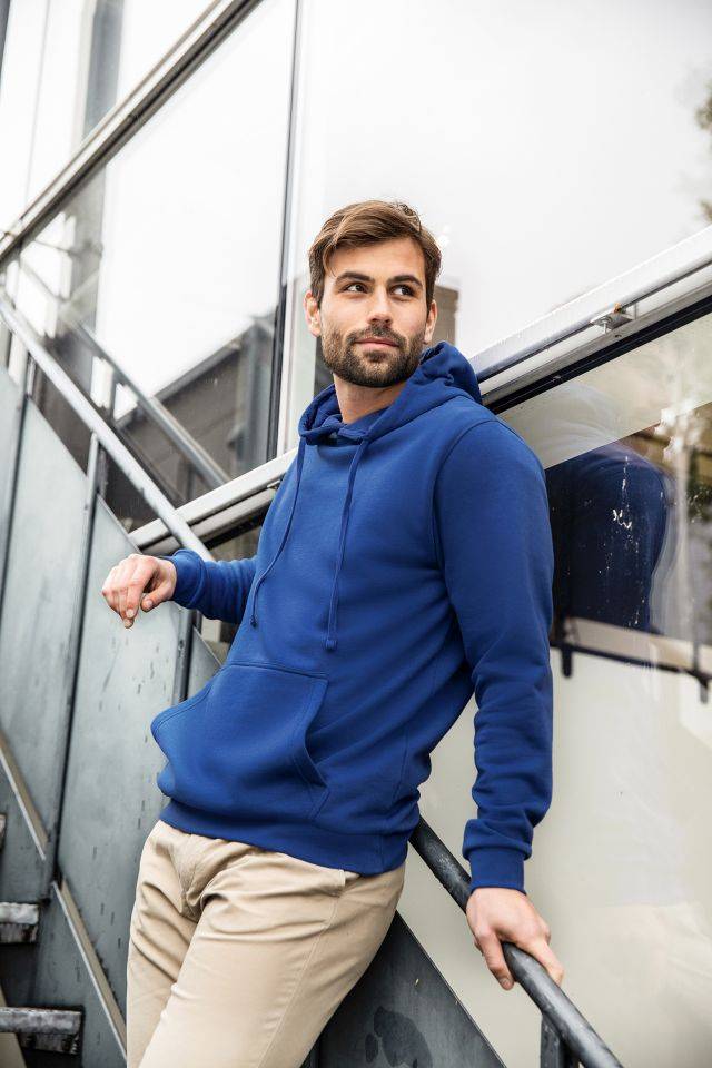 Men's Promo Hoody Klassisches Kapuzensweat braun/grün/oliv, Gr. 5XL-2