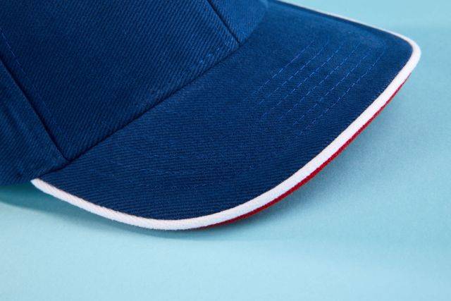 6 Panel Double Sandwich Cap 6 Panel Cap mit doppeltem Sandwich schwarz/rot/gelb, Gr. one size-2