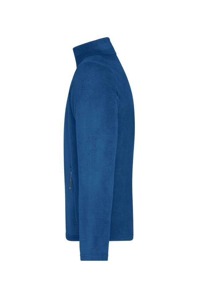 Men's Fleece Jacket Fleecejacke mit Stehkragen im klassischen Design blau, Gr. 3XL-2