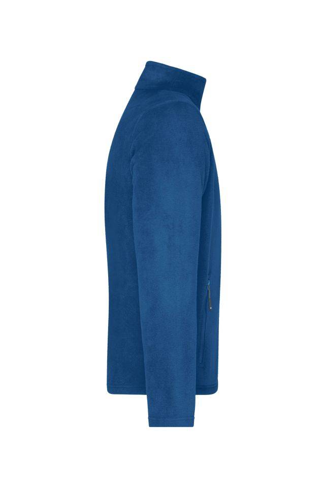 Men's Fleece Jacket Fleecejacke mit Stehkragen im klassischen Design blau, Gr. 3XL-3