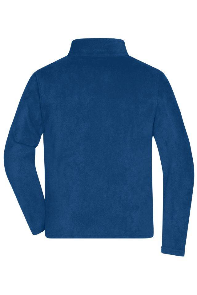 Men's Fleece Jacket Fleecejacke mit Stehkragen im klassischen Design blau, Gr. 3XL-4