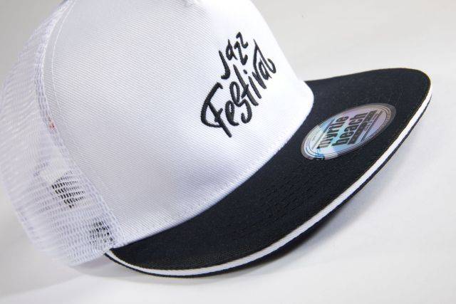 Pro Cap Mesh 5 Panel Stylische Mesh Cap mit Sandwich weiß/schwarz, Gr. one size-2