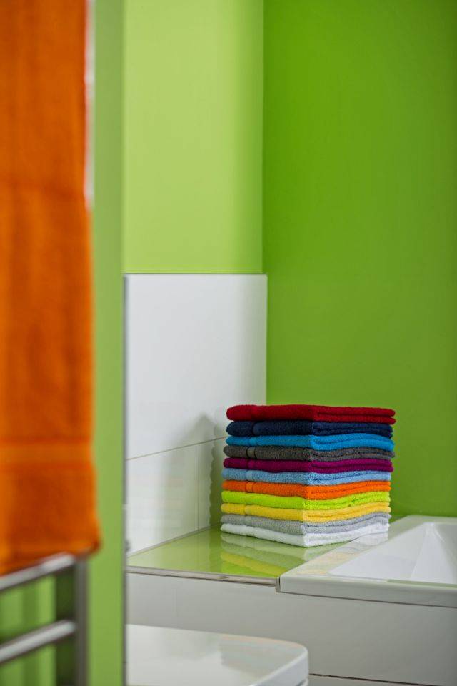 Hand Towel Handtuch im dezenten Design blau, Gr. 50 x 100 cm-3