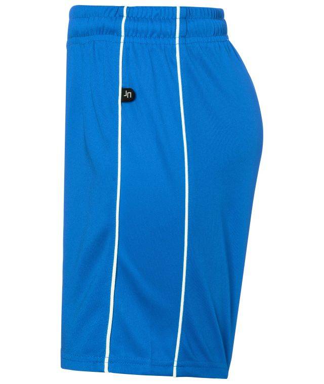 Basic Team Shorts Junior Funktionelle Teamshorts ohne Innenslip weiß/blau, Gr. M-4