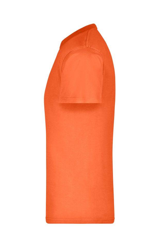 Round-T Heavy (180g/m²) Komfort-T-Shirt aus strapazierfähigem Single Jersey orange, Gr. XXL-3