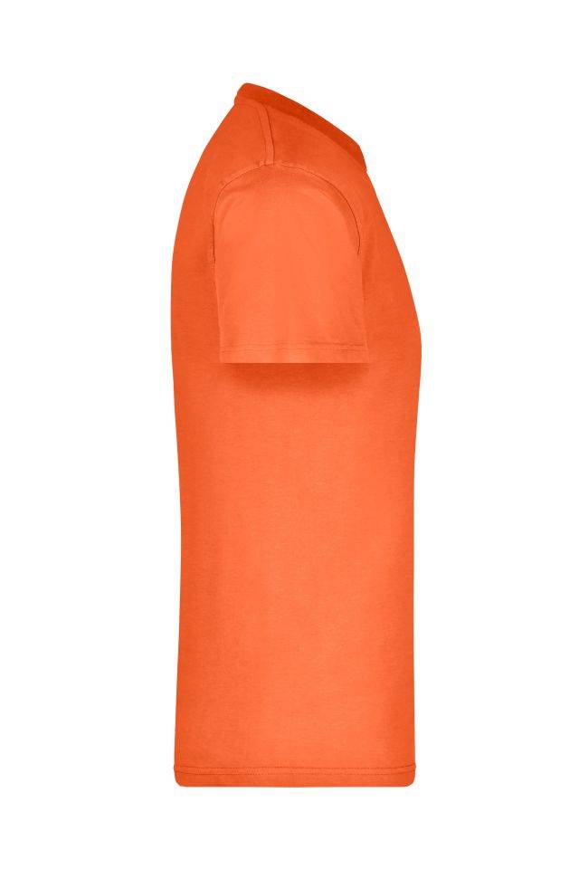 Round-T Heavy (180g/m²) Komfort-T-Shirt aus strapazierfähigem Single Jersey orange, Gr. XXL-4