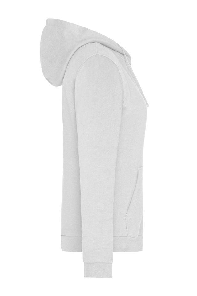 Ladies' Promo Zip Hoody Klassische Sweatjacke mit Kapuze weiß, Gr. L-4