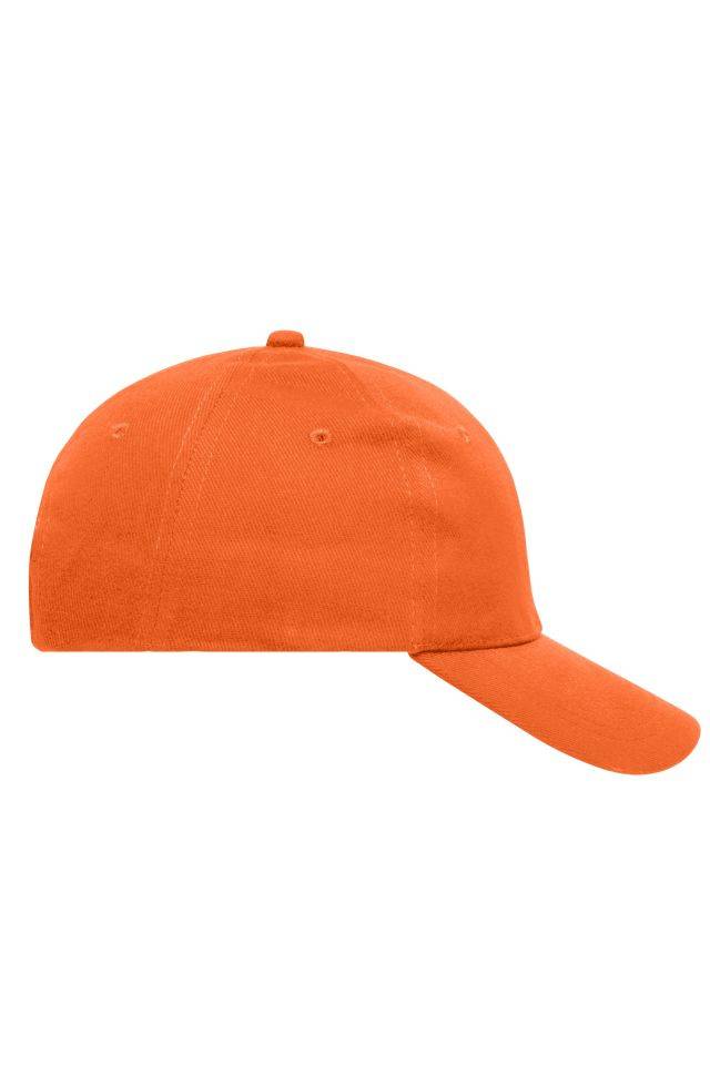6 Panel Cap Heavy Cotton 6 Panel Cap orange, Gr. one size-4
