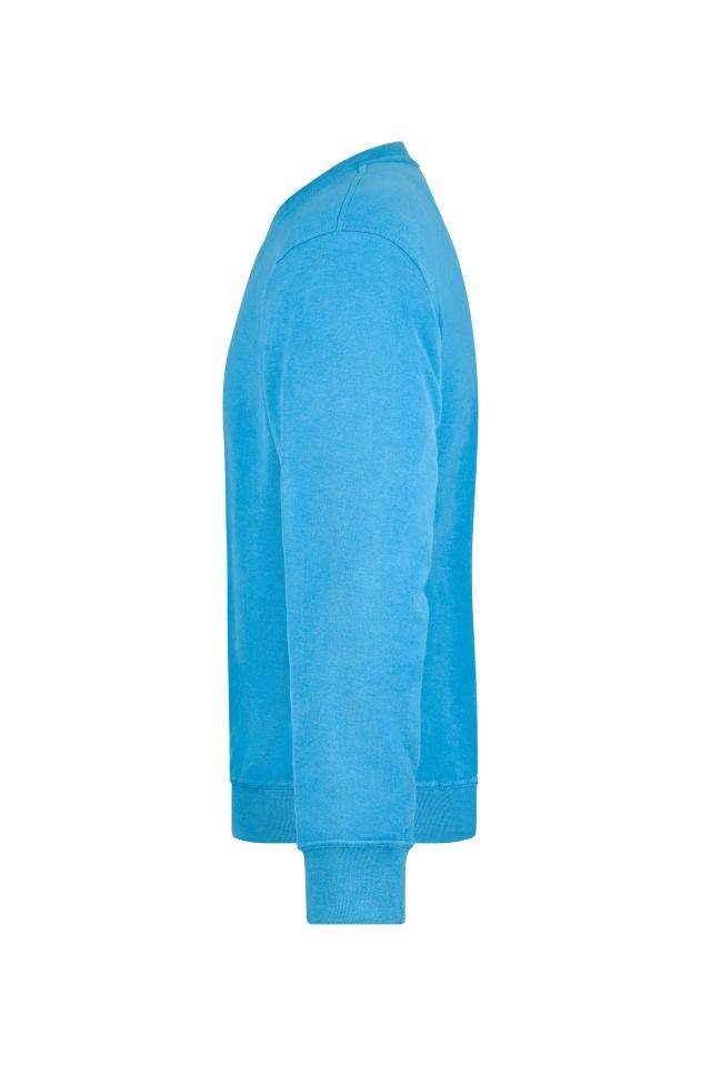 Workwear Sweatshirt Klassisches Rundhals-Sweatshirt blau, Gr. XS-3