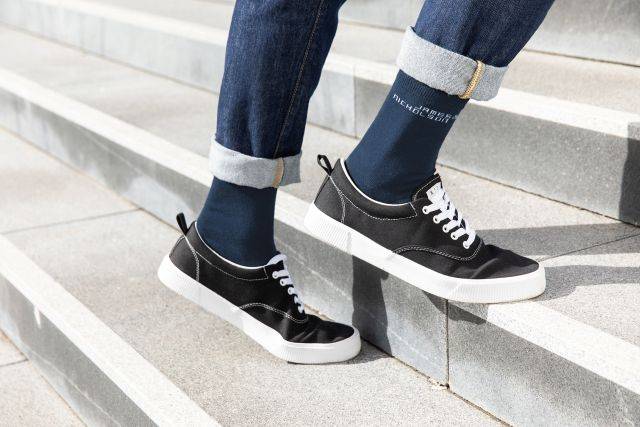 Bio Socks Klassische Socke mit hohem BIO-Baumwollanteil schwarz, Gr. 35-38-1