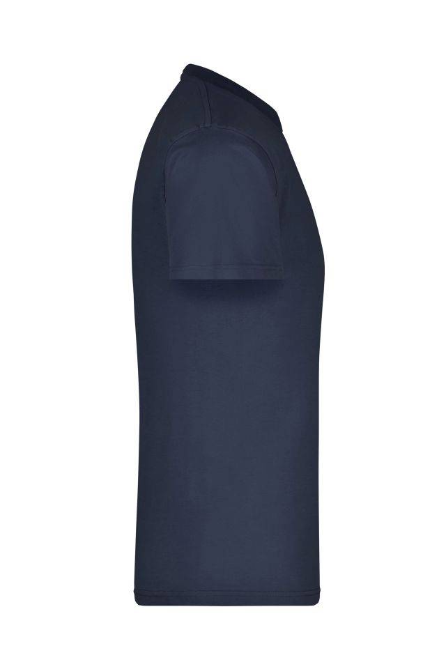 Round-T Heavy (180g/m²) Komfort-T-Shirt aus strapazierfähigem Single Jersey blau, Gr. 4XL-4