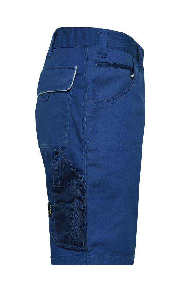Workwear Bermudas - SOLID - Funktionelle Arbeitsshorts im cleanen Look mit hochwertigen Details blau, Gr. 48-4