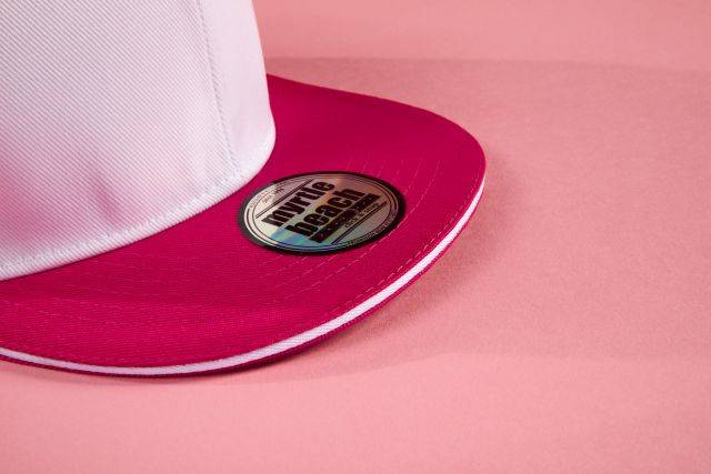 Pro Cap Mesh 6 Panel Stylische Mesh Cap mit Sandwich weiß/blau, Gr. one size-2