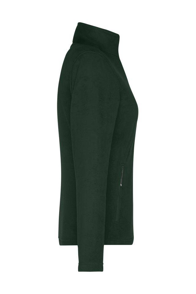Ladies' Fleece Jacket Fleecejacke mit Stehkragen im klassischen Design grün, Gr. XS-4