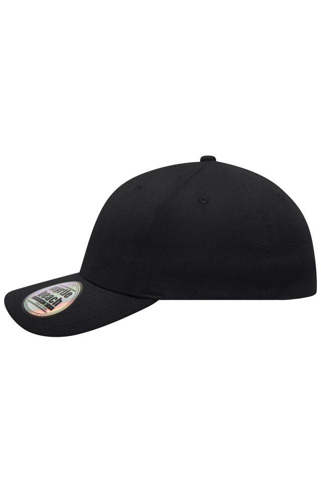 6 Panel Elastic Fit Baseball Cap Trendiges 6 Panel Cap ohne Verschluss schwarz, Gr. L/XL-2
