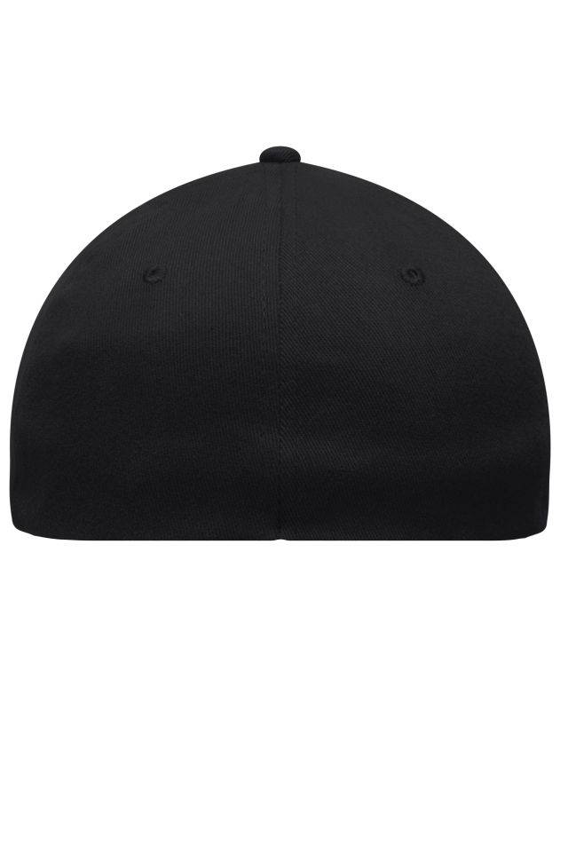 6 Panel Elastic Fit Baseball Cap Trendiges 6 Panel Cap ohne Verschluss schwarz, Gr. L/XL-4