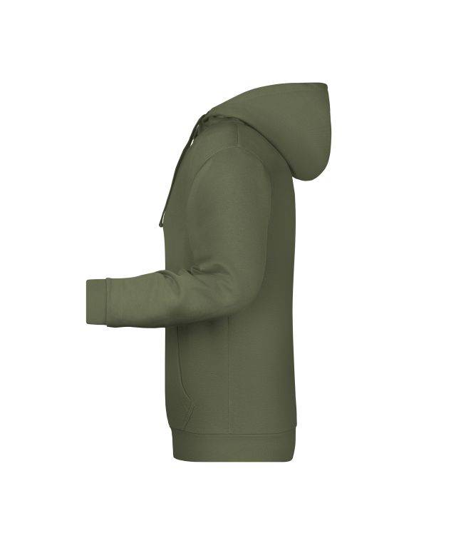 Men's Promo Hoody Klassisches Kapuzensweat braun/grün/oliv, Gr. 5XL-3