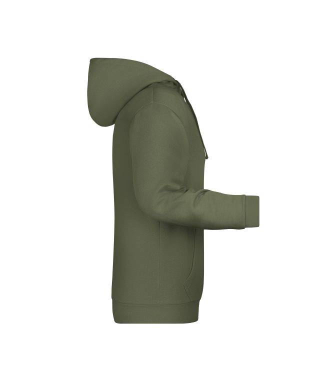 Men's Promo Hoody Klassisches Kapuzensweat braun/grün/oliv, Gr. 5XL-4