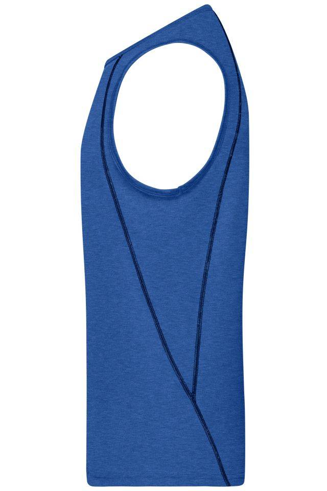 Men's Sports Tanktop Funktionstop für Fitness und Sport blau, Gr. XL-3