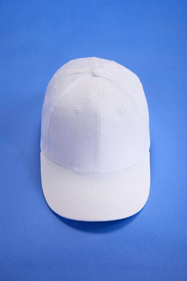6 Panel Promo Cap Klassisches Promo Cap mit laminierten Frontpanels blau, Gr. one size-2