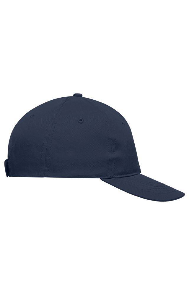 6 Panel Promo Cap Klassisches Promo Cap mit laminierten Frontpanels blau, Gr. one size-4
