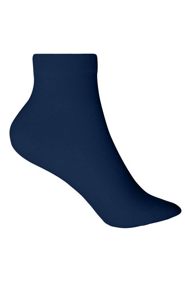 Bio Sneaker Socks Klassische, kurze Socke mit hohem BIO-Baumwollanteil blau, Gr. 45-47-2