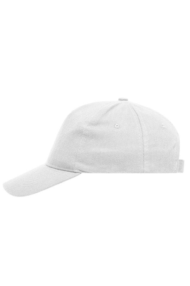 5 Panel Cap Heavy Cotton Klassisches Cap weiß, Gr. one size-3