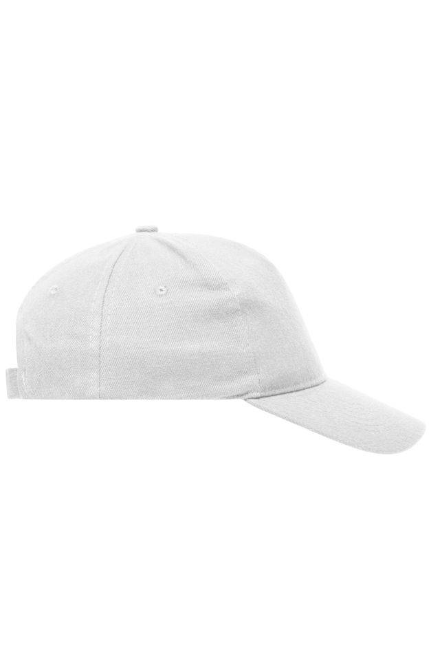 5 Panel Cap Heavy Cotton Klassisches Cap weiß, Gr. one size-4
