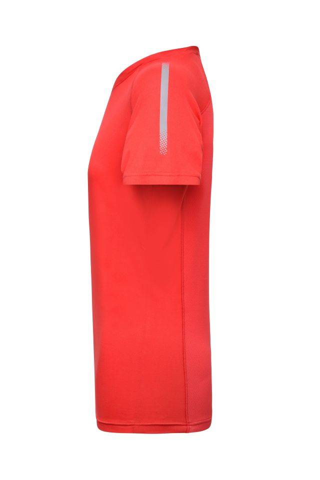 Men's Sports-T Funktionsshirt aus recyceltem Polyester für Sport und Fitness rot, Gr. L-3