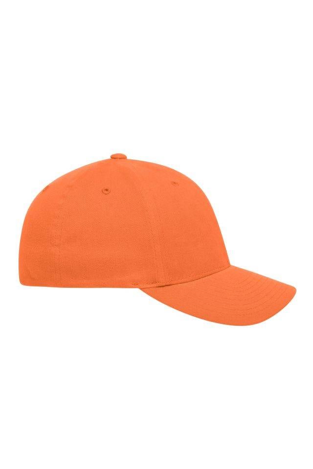 Original Flexfit® Cap Trendiges 6 Panel Cap ohne Verschluss orange, Gr. S/M-3
