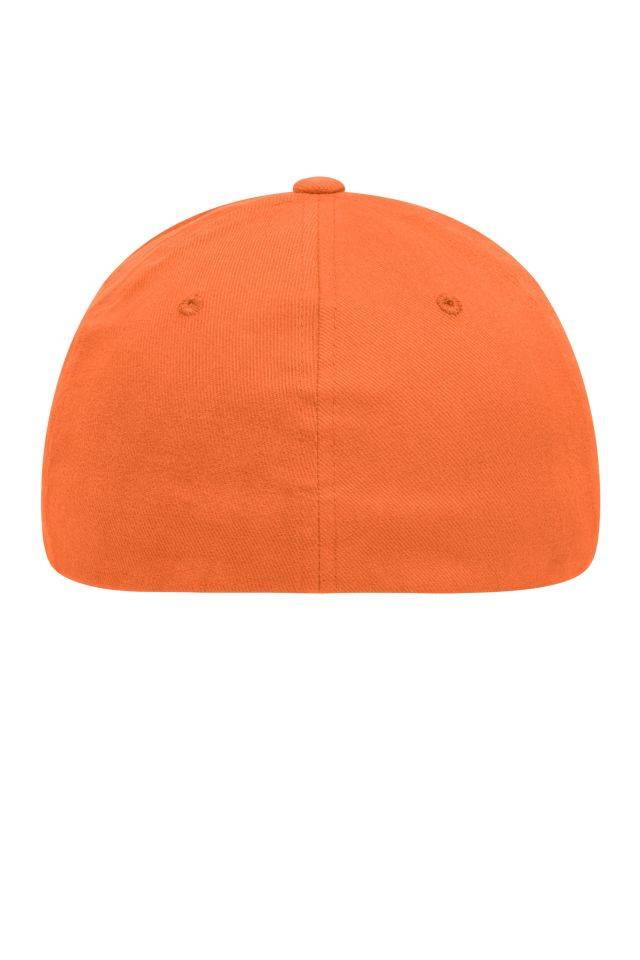 Original Flexfit® Cap Trendiges 6 Panel Cap ohne Verschluss orange, Gr. S/M-4