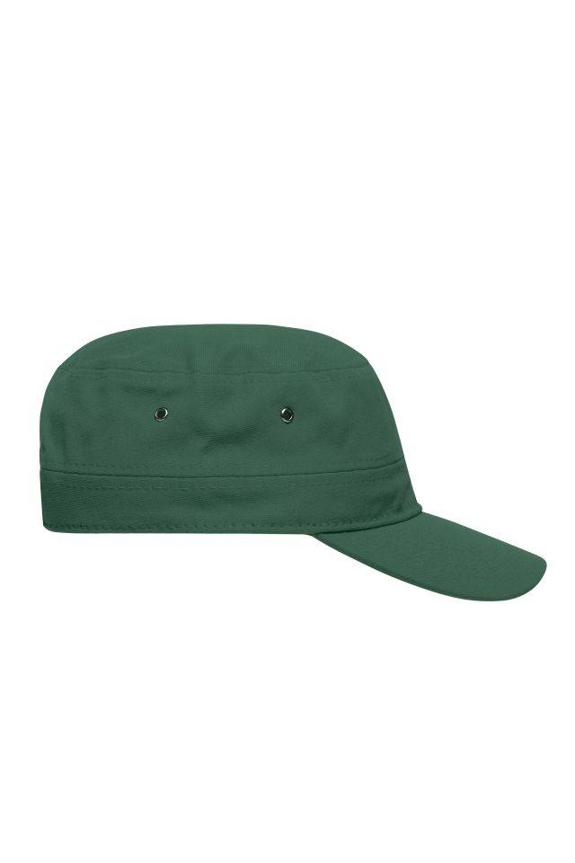 Military Cap Trendiges Cap im Military-Stil aus robustem Baumwollcanvas grün, Gr. one size-4